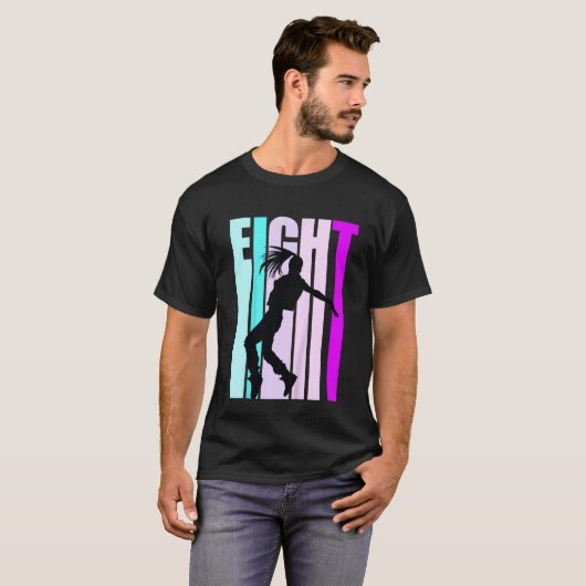 Kinder 8e verjaardag van de meisjeshiphop daner br t-shirt (Voorkant volledig)