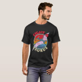 Kinder 8e verjaardag van Saurus pterodactylus i T-shirt (Voorkant volledig)