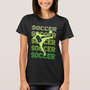 Kinder 8e verjaardag Voetbal Tjonge 8 jaar oud Foo T-shirt