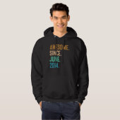 Kinder 8ste verjaardag Geweldige sinds juni 2014 Hoodie (Voorkant volledig)