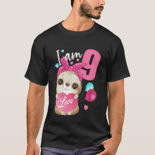 Kinder 9 jaar oud 9 jaar oud, ongeschikt voor jong t-shirt