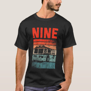 Kinder 9 jaar oud 9e verjaardag Jongen brandweervu T-shirt
