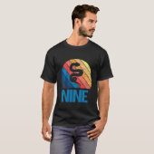 Kinder 9 jaar oud 9e verjaardag Snake Reptile Boys T-shirt (Voorkant volledig)