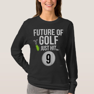 Kinder 9 Jaar Oud Golf Verjaardagsfeestgeschenk vo T-shirt