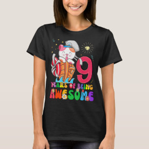Kinder 9 jaar oud Tiener 9e verjaardag Jongen Girl T-shirt