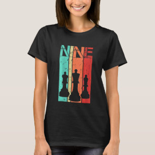 Kinder 9 jaar oude schaakspeler geboorthday Boy Gi T-shirt