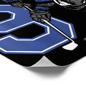 Kinder 9-jarige ijskap Gedekte verjaardag Partij 9 Poster (Hoek)