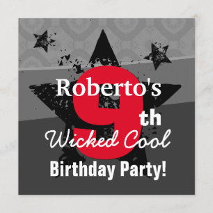 KINDER 9de verjaardag van de houtskool, C9SA Kaart