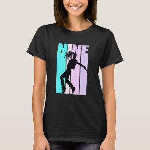 Kinder 9e Dansverjaardag voor Meisjes Hiphop Dance T-shirt