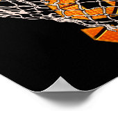 Kinder 9e Verjaardag Bysketbyll Ik ben 9 Boy Girl  Poster (Hoek)