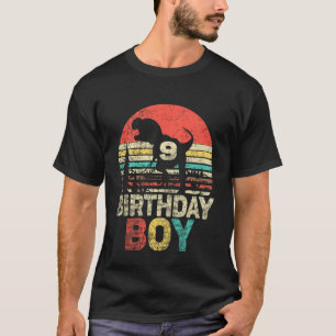 Kinder 9e Verjaardag Dinosaurus 9 Jaar Oud Jongens T-shirt