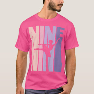 Kinder 9e Verjaardag Gift Balletdanser 9 jaar oud T-shirt
