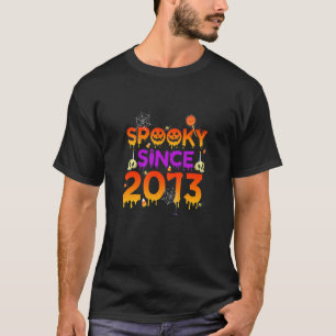 Kinder 9e Verjaardag Halloween Spooky T-shirt