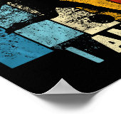 Kinder 9e verjaardag Jongen Voetbal 9 jaar oude ve Poster (Hoek)