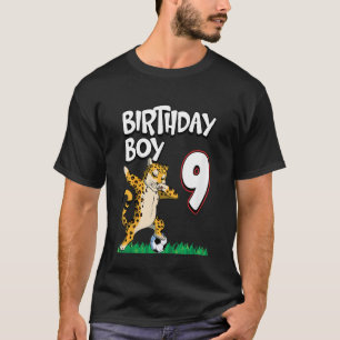 Kinder 9e verjaardag Jongen Voetbal T-shirt