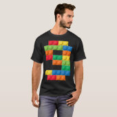 Kinder 9e verjaardag Master Builder Negen jaar Bui T-shirt (Voorkant volledig)