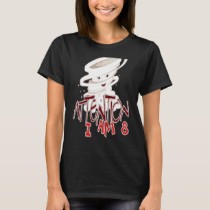 Kinder aandacht Ik ben 8 tornado boys Twister Twee T-shirt