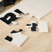 Kinder Aangepast betonnen mixer Construction Truck Legpuzzel (Zijkant)