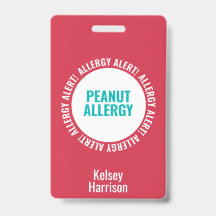 Kinder Aangepaste Alert School Daycare Bag Label