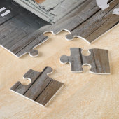 Kinder aangepaste foto bijtende Titanic Legpuzzel (Zijkant)