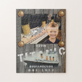Kinder aangepaste foto bijtende Titanic Legpuzzel
