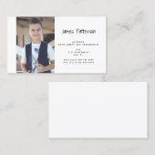 Kinder Aangepaste Foto-Voedselallergie Medische wa Contactkaartje (Voorkant / Achterkant)