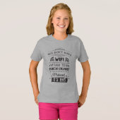 Kinder Aangepaste Funny T-Shirt (Voorkant volledig)