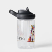 Kinder aangepaste kleurrijke gouden eenhoorn waterfles (Rechts)