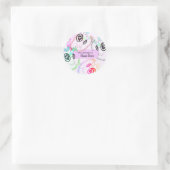 Kinder aangepaste naam Dit behoort tot Ronde Sticker (Tas)