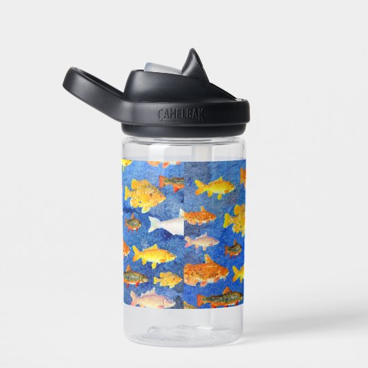 Kinder aangepaste naam Vis in het Zee thema Waterfles (Rechts)