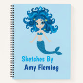 Kinder aangepaste schets notitieboek (Voorkant)