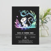 Kinder aangepaste tijgerverjaardag kaart (Staand voorkant)