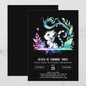 Kinder aangepaste tijgerverjaardag kaart (Voorkant / Achterkant)