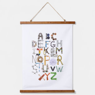 Kinder ABC Alphabet Kinderwand - Fhonetisch Hangend Wandkleed