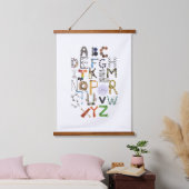 Kinder ABC Alphabet Kinderwand - Fhonetisch Hangend Wandkleed (Slaapkamer)