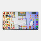 Kinder ABC-nummers vormen kleuren mat leuk onderwi (Keyboard & Muis)