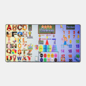 Kinder ABC-nummers vormen kleuren mat leuk onderwi (Voorkant)