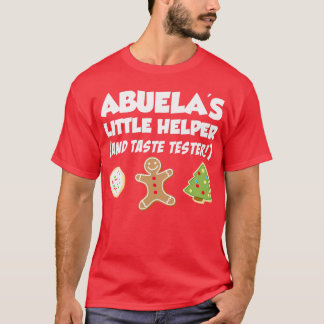 Kinder Abuela's kleine kerstkeuken bakken T-shirt