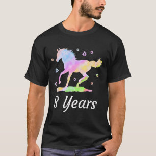 Kinder acht jaar 8e verjaardag van de Rijnboog H T-shirt