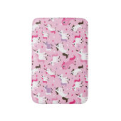 kinder achtergrond eenhoorn badmat (Voorkant Verticaal)