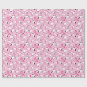 kinder achtergrond eenhoorn cadeaupapier (Vlak)