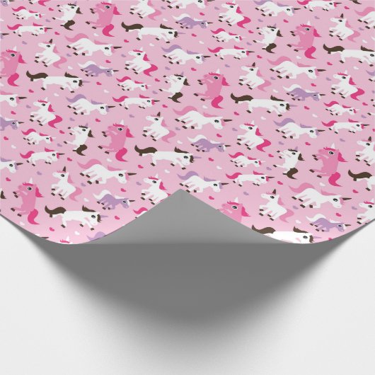 kinder achtergrond eenhoorn cadeaupapier (Hoek)