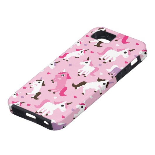 kinder achtergrond eenhoorn Case-Mate iPhone case (Onderkant)
