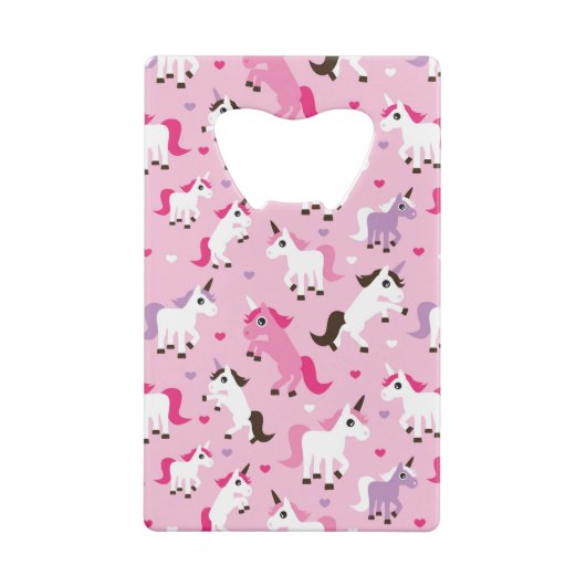 kinder achtergrond eenhoorn creditkaart flessenopener (Achterkant)