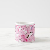 kinder achtergrond eenhoorn espresso kop (Voorkant)