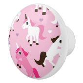 kinder achtergrond eenhoorn keramische knop (Rechts)