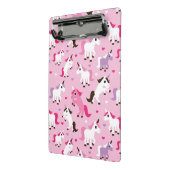 kinder achtergrond eenhoorn mini klembord (Angled2)