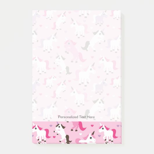 kinder achtergrond eenhoorn post-it® notes (Voorkant)