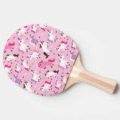 kinder achtergrond eenhoorn tafeltennisbatje (Zijkant)