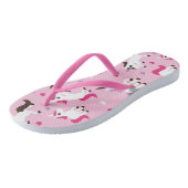 kinder achtergrond eenhoorn teenslippers (Schuin)